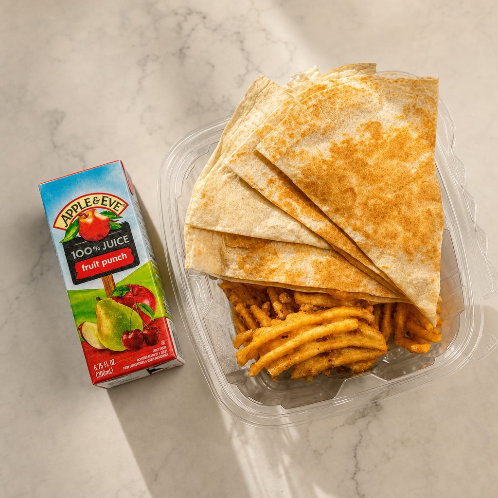 Kids Meal Cheese Quesadilla.